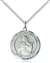 St. Maria Goretti Medal<br/>8208 Round, Sterling Silver