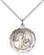 St. Therese of Lisieux Medal<br/>8210 Round, Sterling Silver