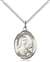 St. Therese of Lisieux Medal<br/>8210 Oval, Sterling Silver