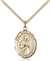 St. Isaac Jogues Medal<br/>8212 Oval, Gold Filled