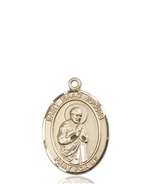 St. Isaac Jogues Medal<br/>8212 Oval, 14kt Gold