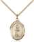 St. Anastasia Medal<br/>8213 Oval, Gold Filled