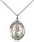 St. Anastasia Medal<br/>8213 Oval, Sterling Silver