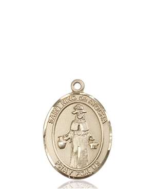 St. Nino de Atocha Medal<br/>8214 Oval, 14kt Gold