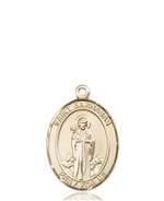 St. Barnabas Medal<br/>8216 Oval, 14kt Gold