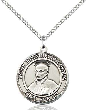 St. Ignatius of Loyola Medal<br/>8217 Round, Sterling Silver