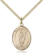 St. Victor of Marseilles Medal<br/>8223 Oval, Gold Filled
