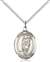 St. Victor of Marseilles Medal<br/>8223 Oval, Sterling Silver