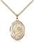 St. Aloysius Gonzaga Medal<br/>8225 Oval, Gold Filled