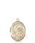 St. Aloysius Gonzaga Medal<br/>8225 Oval, 14kt Gold