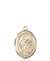 St. Aloysius Gonzaga Medal<br/>8225 Oval, 14kt Gold