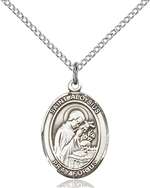 St. Aloysius Gonzaga Medal<br/>8225 Oval, Sterling Silver
