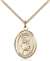 St. Lillian Medal<br/>8226 Oval, Gold Filled