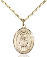 St. Lillian Medal<br/>8226 Oval, Gold Filled