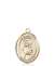 St. Lillian Medal<br/>8226 Oval, 14kt Gold