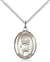 St. Lillian Medal<br/>8226 Oval, Sterling Silver