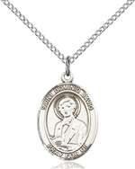 St. Dominic Savio Medal<br/>8227 Oval, Sterling Silver