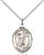 St. Stephanie Medal<br/>8228 Oval, Sterling Silver