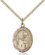 St. John of the Cross Medal<br/>8231 Oval, Gold Filled