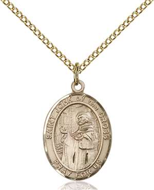 St. John of the Cross Medal<br/>8231 Oval, Gold Filled