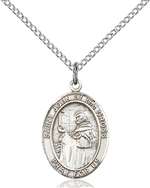 St. John of the Cross Medal<br/>8231 Oval, Sterling Silver