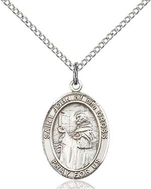 St. John of the Cross Medal<br/>8231 Oval, Sterling Silver