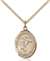 St. Bernard of Clairvaux Medal<br/>8233 Oval, Gold Filled