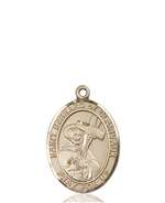 St. Bernard of Clairvaux Medal<br/>8233 Oval, 14kt Gold