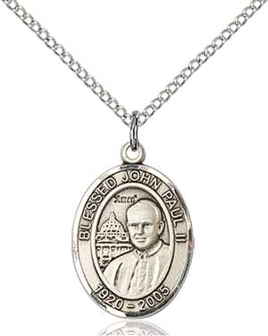  St. John Paul II Medal<br/>8234 Oval, Sterling Silver