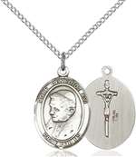 Pope Benedict XVI Medal<br/>8235 Oval, Sterling Silver