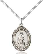 St. Bartholomew the Apostle Medal<br/>8238 Oval, Sterling Silver