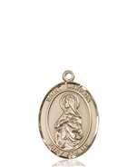 St. Matilda Medal<br/>8239 Oval, 14kt Gold