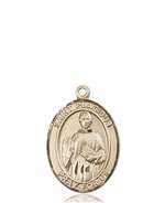 St. Placidus Medal<br/>8240 Oval, 14kt Gold