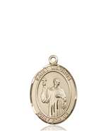 St. Maurus Medal<br/>8241 Oval, 14kt Gold