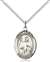 St. Maurus Medal<br/>8241 Oval, Sterling Silver