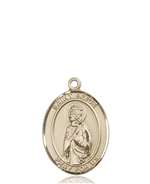 St. Alice Medal<br/>8248 Oval, 14kt Gold