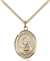 St. Rebecca Medal<br/>8252 Oval, Gold Filled