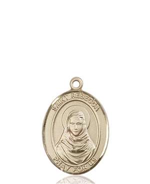 St. Rebecca Medal<br/>8252 Oval, 14kt Gold