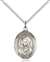 St. Rebecca Medal<br/>8252 Oval, Sterling Silver