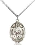 St. Rebecca Medal<br/>8252 Oval, Sterling Silver