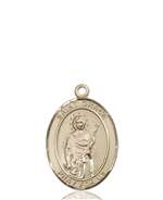 St. Grace Medal<br/>8255 Oval, 14kt Gold