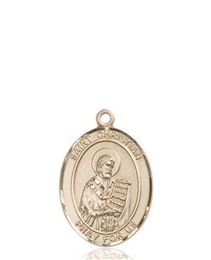 St. Christian Demosthenes Medal<br/>8257 Oval, 14kt Gold