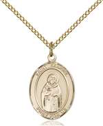 St. Samuel Medal<br/>8259 Oval, Gold Filled