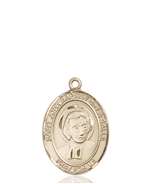 St. John Baptist de La Salle Medal<br/>8262 Oval, 14kt Gold