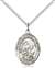 St. Bernard of Montjoux Medal<br/>8264 Oval, Sterling Silver