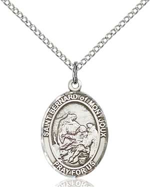 St. Bernard of Montjoux Medal<br/>8264 Oval, Sterling Silver