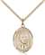 St. Eugene de Mazenod Medal<br/>8266 Oval, Gold Filled