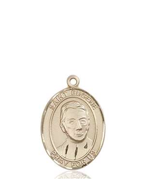 St. Eugene de Mazenod Medal<br/>8266 Oval, 14kt Gold