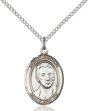 St. Eugene de Mazenod Medal<br/>8266 Oval, Sterling Silver