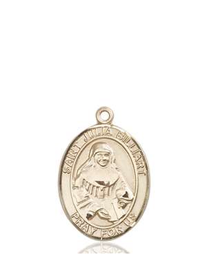 St. Julia Billiart Medal<br/>8267 Oval, 14kt Gold